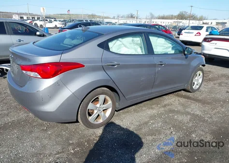 2011 Hyundai Elantra Gls (Ulsan Plant) from USA, damaged, VIN KMHDH4AE2BU105223